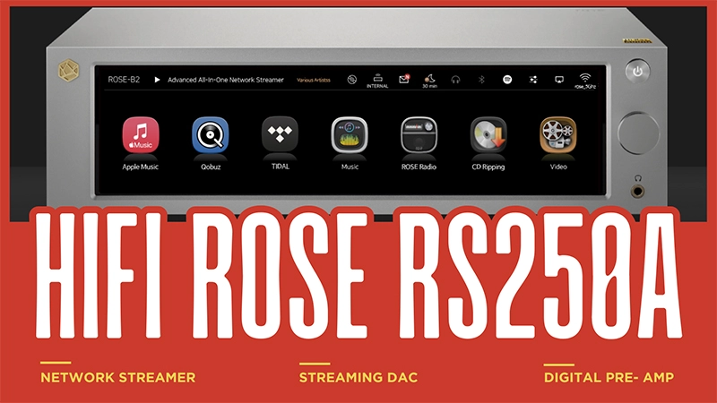 Network Streaming nhạc số Hifi Rose RS250A