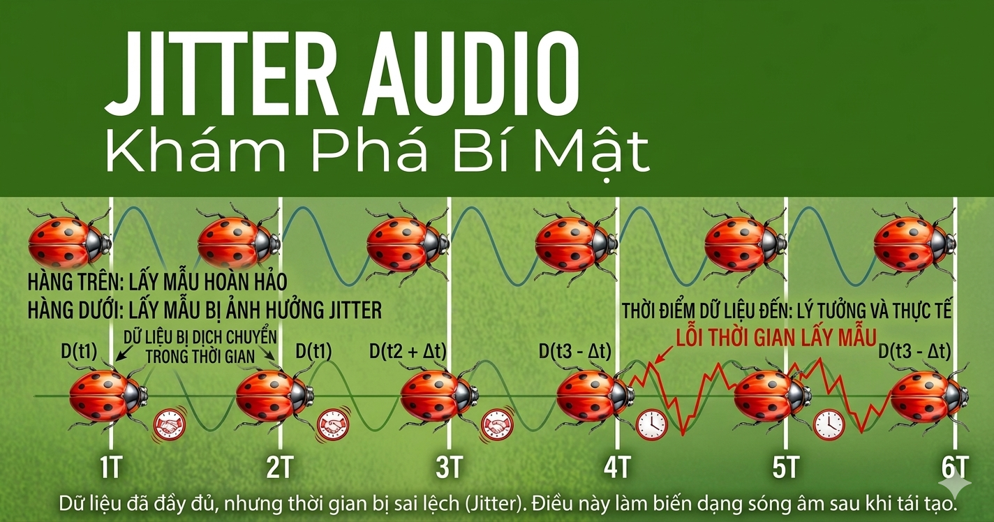 lỗi jitter với tín hiệu âm thanh 