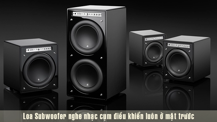 cụm điều khiển loa subwoofer nghe nhạc 