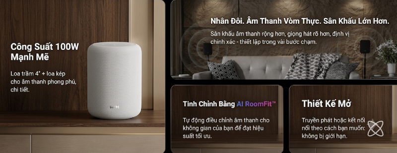 WiiM Sound Lite loa Streaming không dây giá cực tốt tại Vinhstudio 