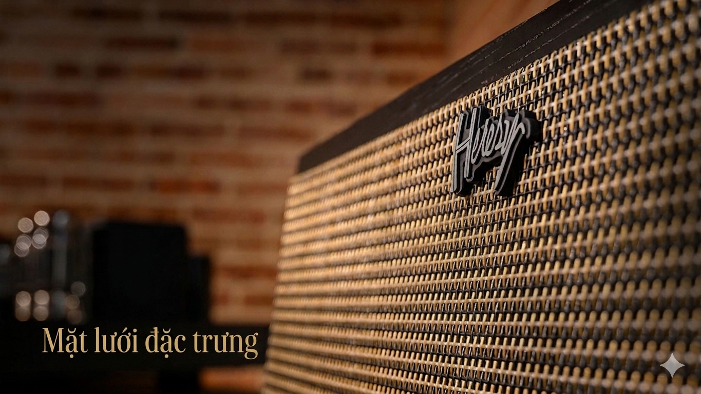 mặt loa với kiểu ecang truyền thống đặc biệt màu muối tiêu 