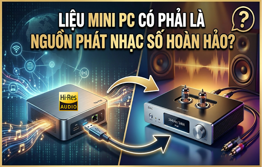 nguồn phát Mini PC cho DAC