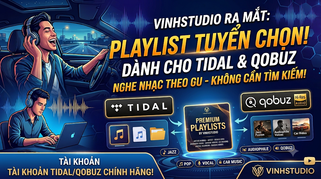 Mua tài khoản TIdal giá rẻ tại Vinhstudio Hà Nội 