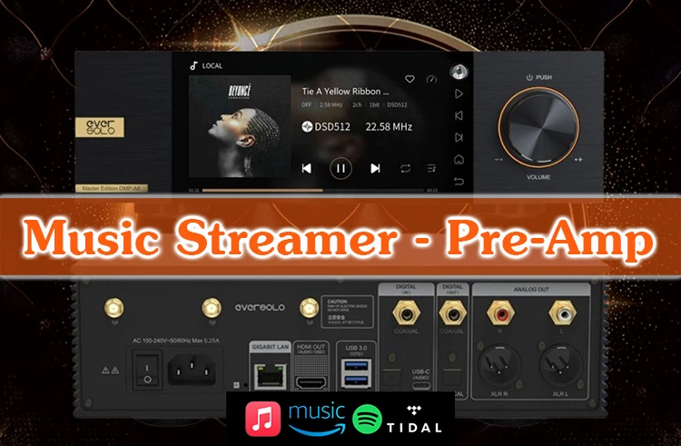 Music Streamer tích hợp pre-amp