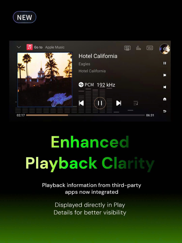 nâng cấp giao diện hiển thị thông tin nhạc 