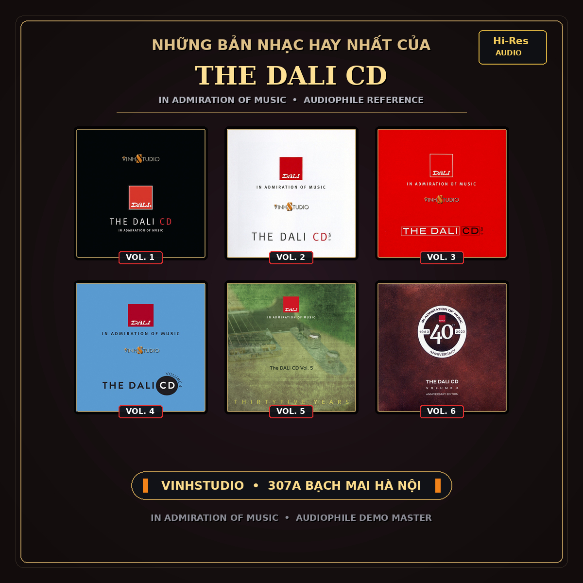 Playlist những bản nhạc hay từ bộ sưu tập CD The Dali