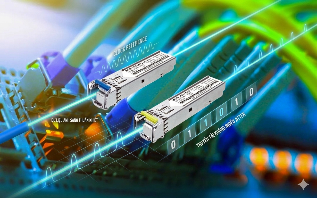 công nghệ truyền tín hiệu âm thanh qua ánh sáng với sfp fiber