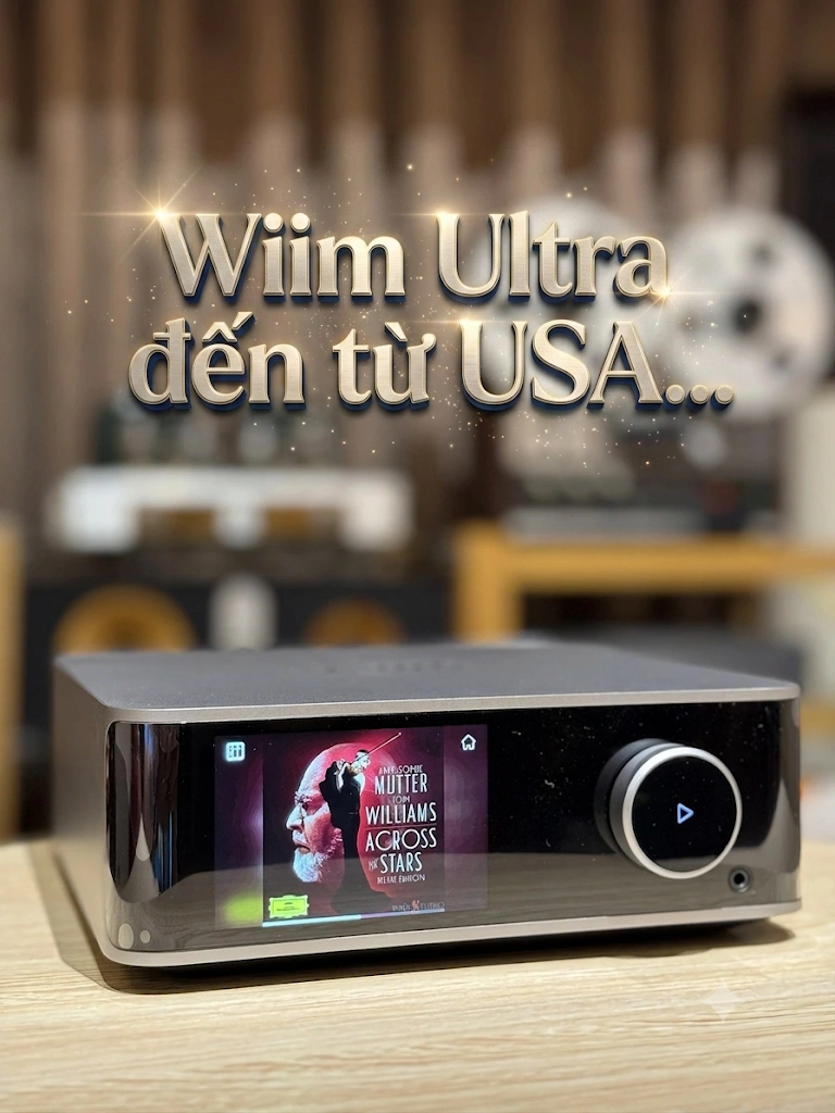 Mua wiim ultra tại Vinhstudio được hỗ trợ cài đặt và chép nhạc Hi Res