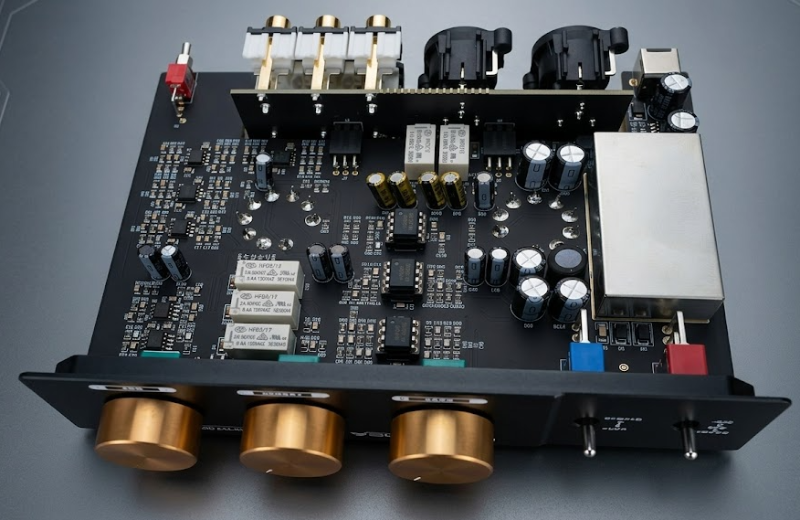 bo mạch của Suca Audio phono box P7 