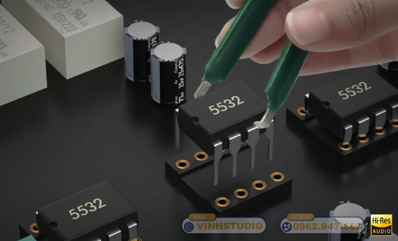 Thay Op-Amp cho Phono Box P7