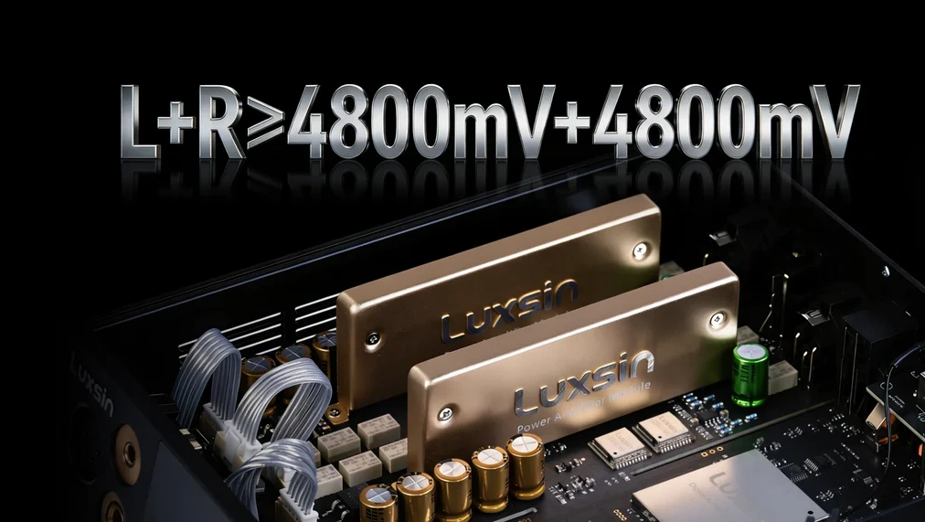 Tầng khuếch đại tai nghe OPA1612 và TPA6120A2 của Luxsin X8 công suất 4,8W