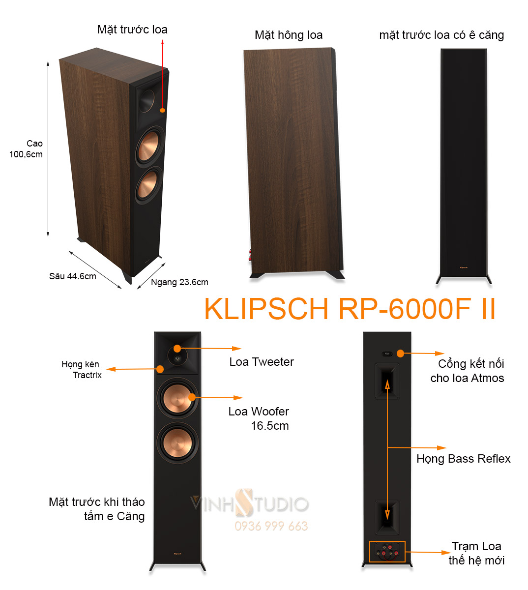 thông-số-kỹ-thuật-loa-Klipsch-RP-6000F-II