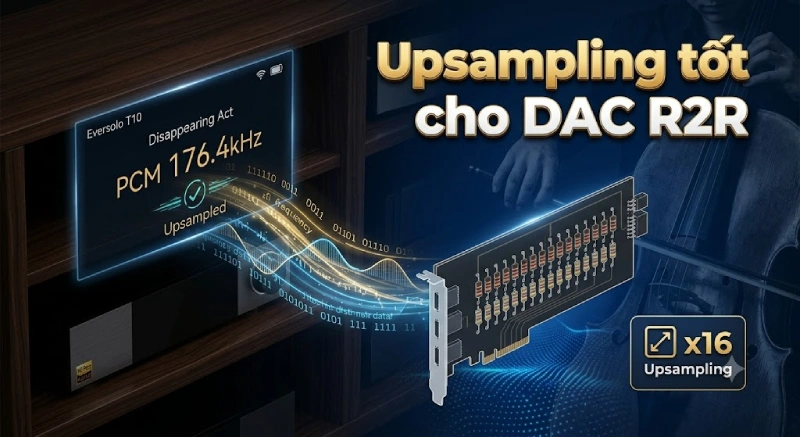 Upsampling cực phù hợp cho dòng DAC R2R