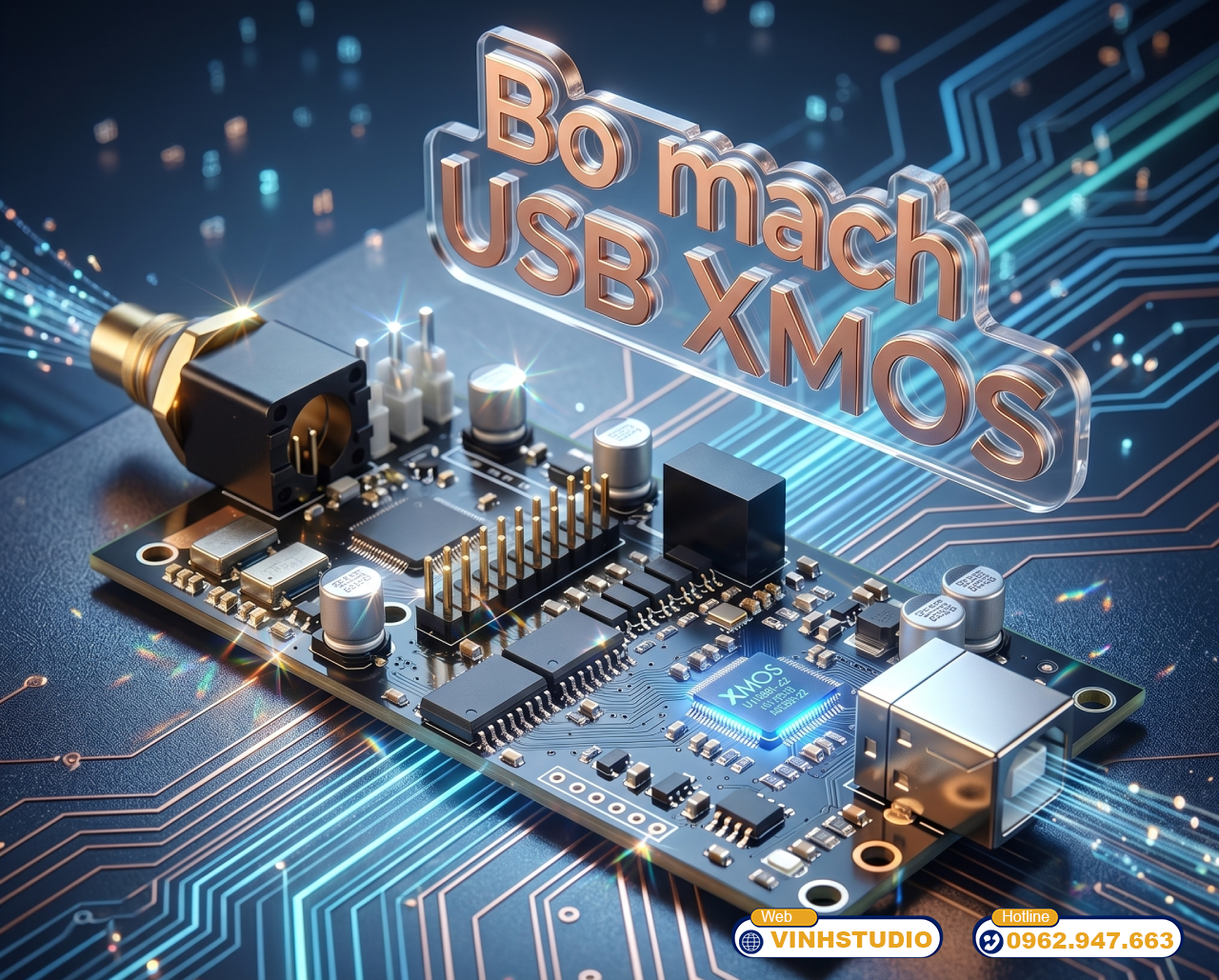 bo mạch usb dac xmos 