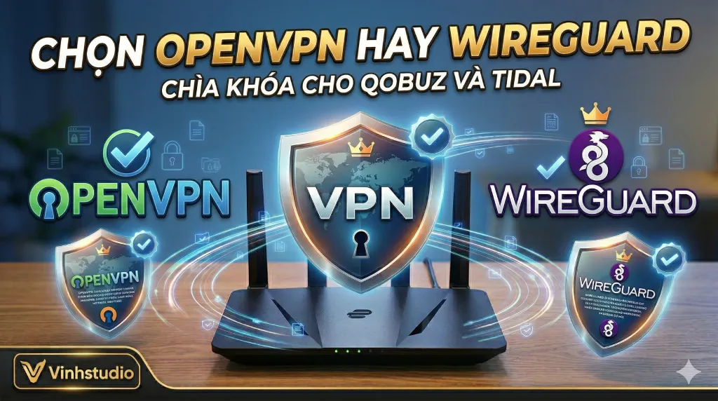 setting WireGuard cho Router VPN nghe Qobuz