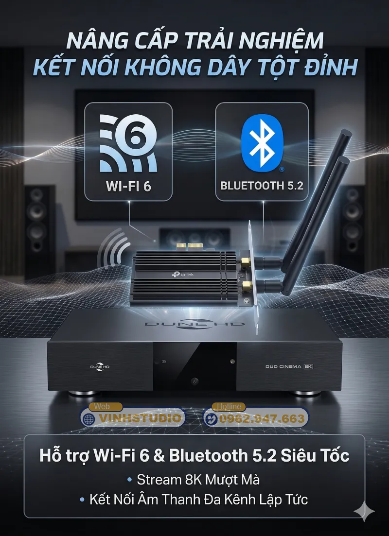 Wi-Fi 6 & Bluetooth 5.2