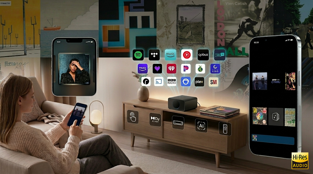 Streaming lossless trên Soundbar wiim bar 